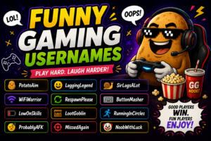 cool gaming usernames