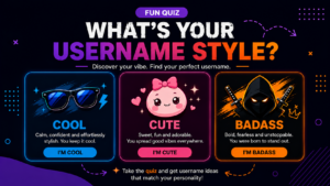 username style quiz
