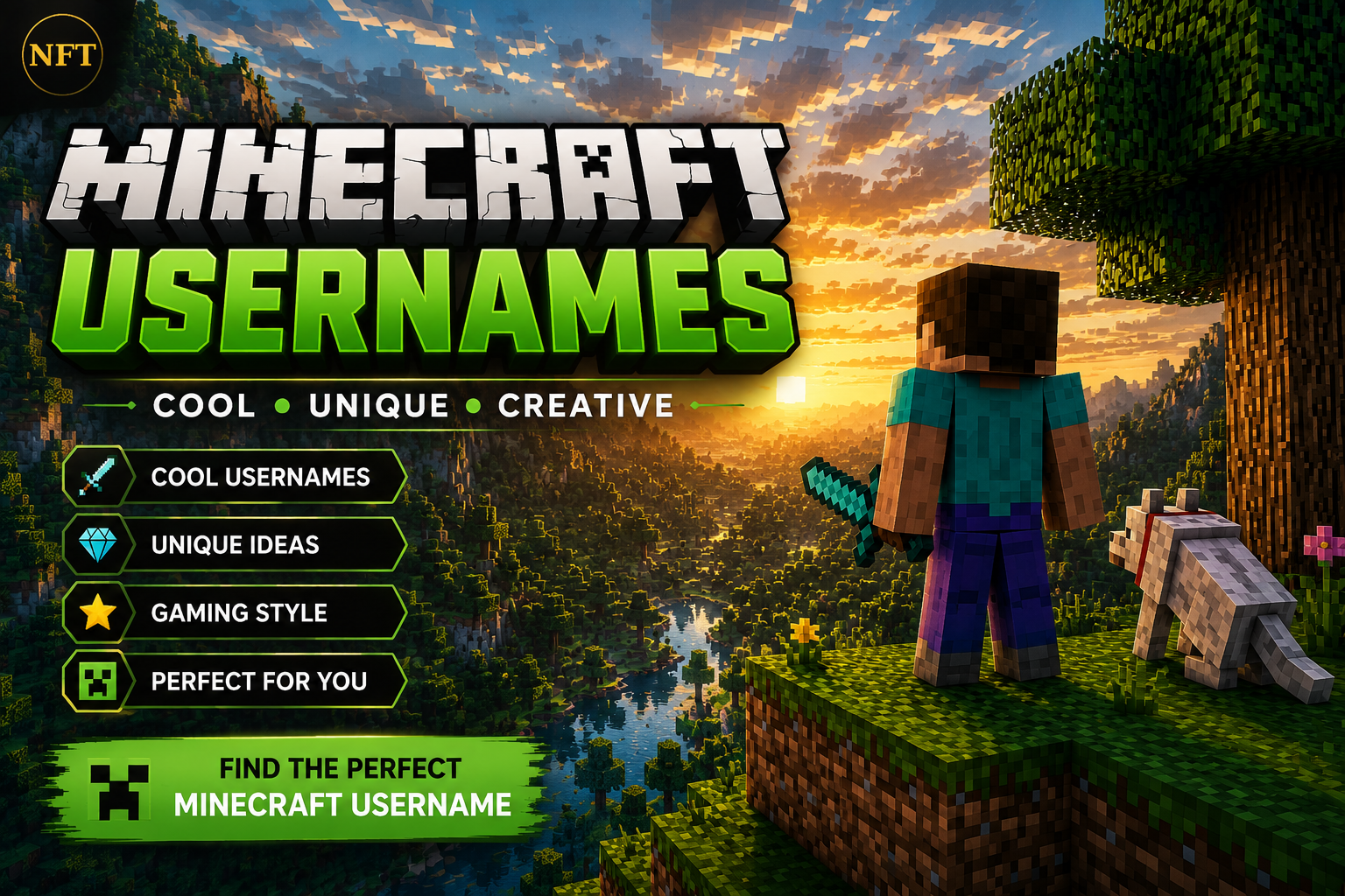 minecraft usernames banner