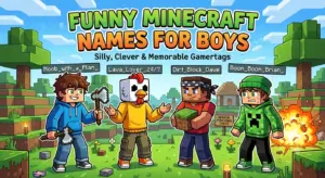 250+ Minecraft Names for Boys (Cool, Unique & Funny) Funny Minecraft Names for Boys