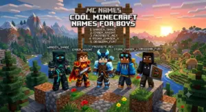 250+ Minecraft Names for Boys (Cool, Unique & Funny) Cool Minecraft Names for Boys