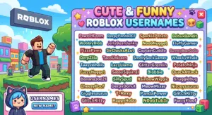 Cute and Funny Roblox Usernames