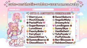 Cute Aesthetic Roblox Usernames
