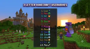 3-Letter Minecraft Usernames 