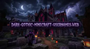 Dark Minecraft Usernames: 900+ Dark, Cool & Aesthetic Ideas Dark Gothic Minecraft Usernames
