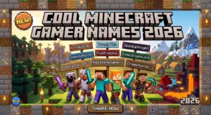 Minecraft Gamers Names: 500+ Cool, Unique & Pro Ideas Cool Minecraft Gamers Names