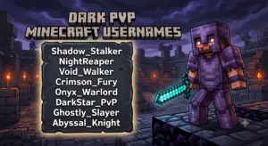 Dark Minecraft Usernames: 900+ Dark, Cool & Aesthetic Ideas Dark Minecraft Usernames Good for PvP