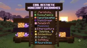 300+ Aesthetic Minecraft Usernames (Cute, Cool & Rare) Cool Aesthetic Minecraft Usernames