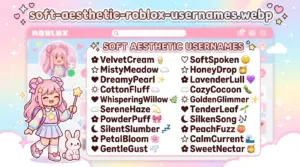 Soft Aesthetic Roblox Usernames