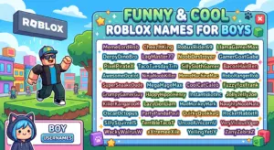 Funny Roblox Names for Boys