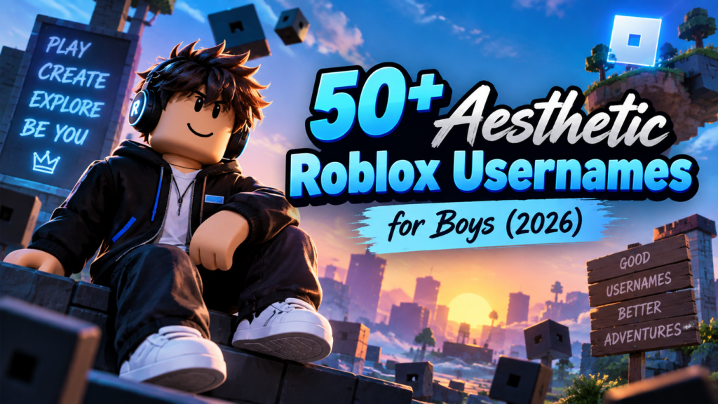 aesthetic roblox usernames for boys