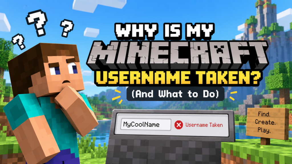 minecraft username taken