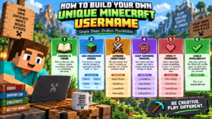 How to Build Your Own Unique Minecraft Username 
