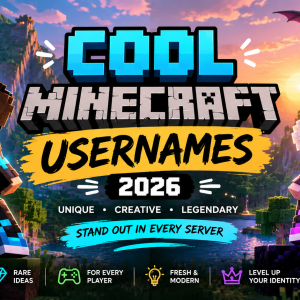 500+ cool Minecraft usernames and name ideas for 2026