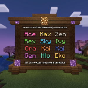 Short & OG Minecraft Usernames: Best Ideas (2026)