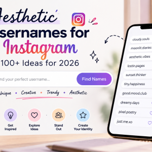 Aesthetic Usernames for Instagram